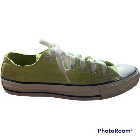SINGLE RIGHT Lime Green Converse size 5.5 - Picture 4 of 9